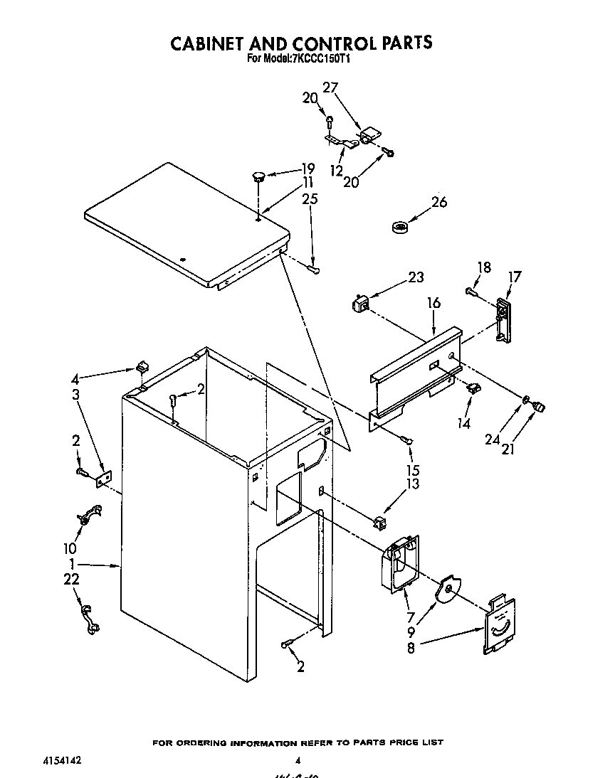Cabinet and control