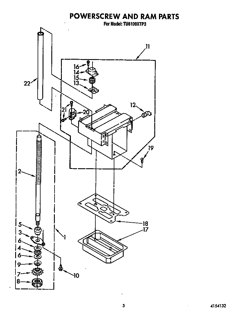 Powerscrew and ram