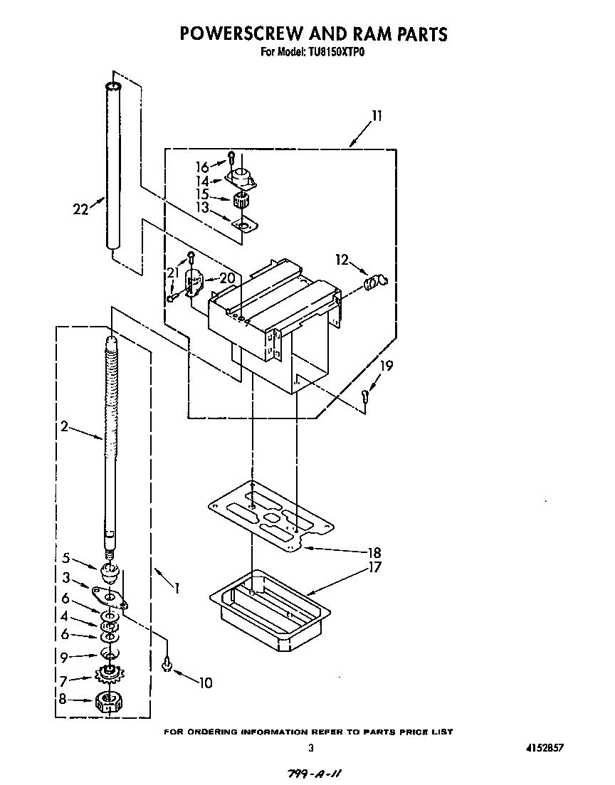Powerscrew and ram