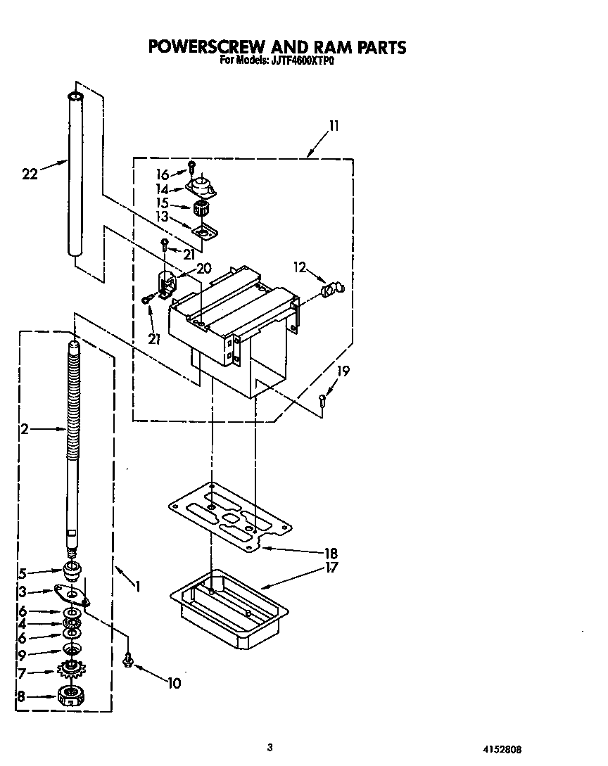 Powerscrew and ram