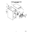 Whirlpool JJTU4600XTP0 cabinet and control diagram