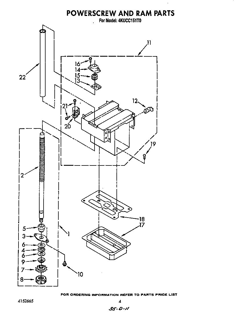 POWER SCREW AND RAM