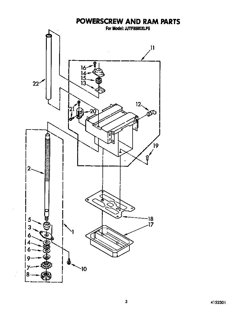 Powerscrew and ram