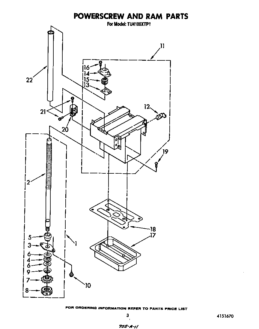 Powerscrew and ram