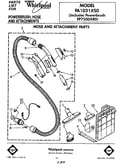 Hose and attachment parts