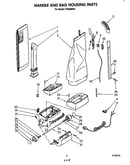 Handle and bag housing parts