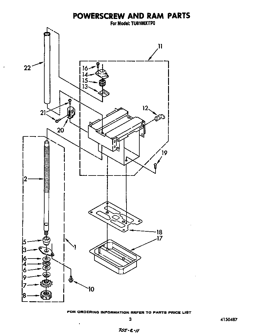 Powerscrew and ram