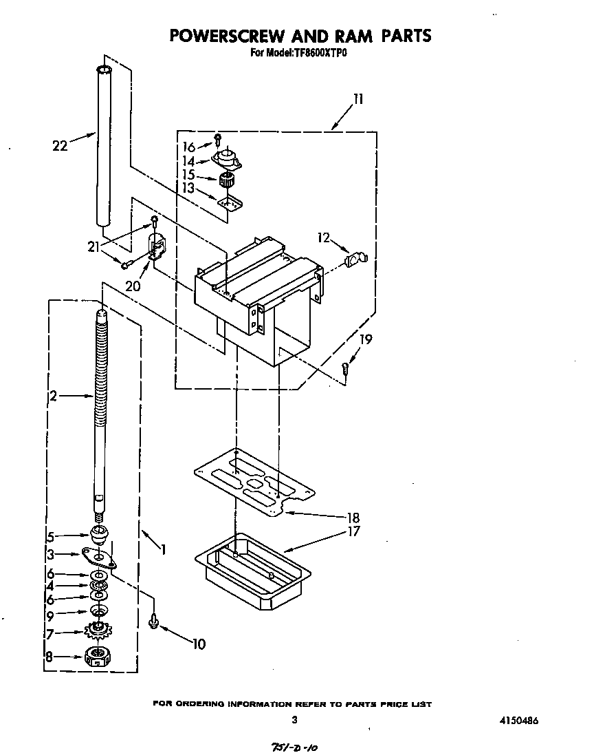Powerscrew and ram
