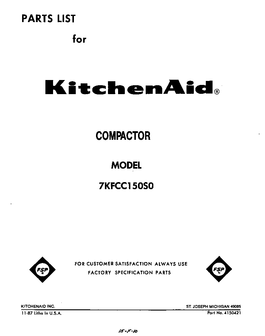 Front cover