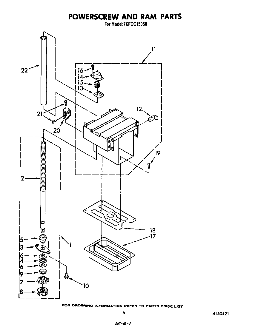 Powerscrew and ram