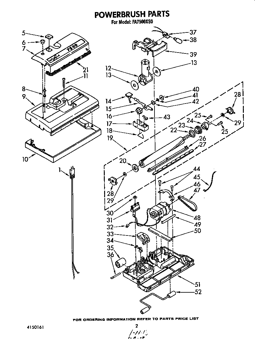 POWERBRUSH PARTS