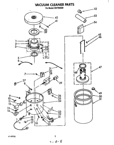 Vacuum cleaner parts