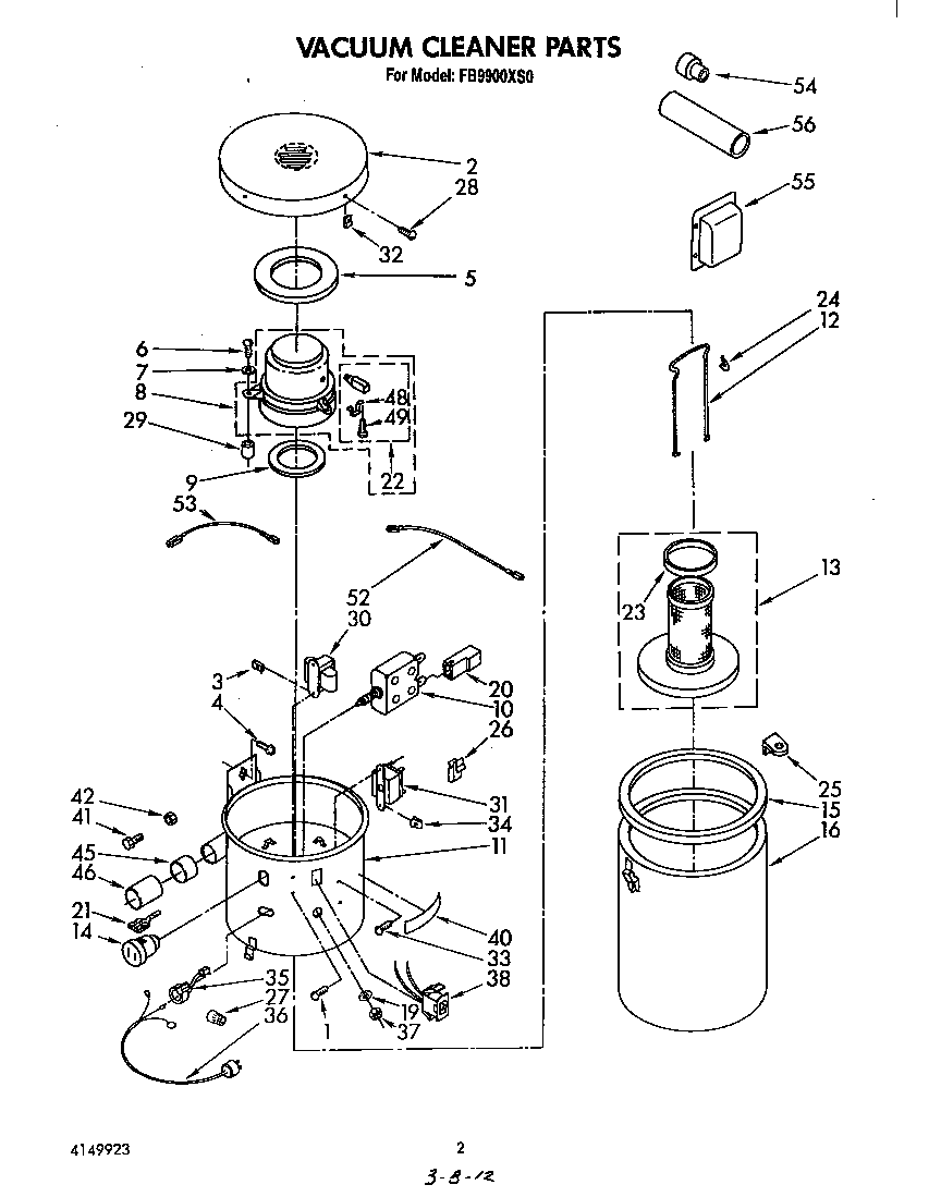 Vacuum cleaner parts
