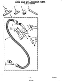 Hose and attachment parts
