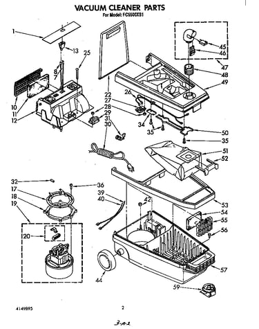 Vacuum cleaner parts