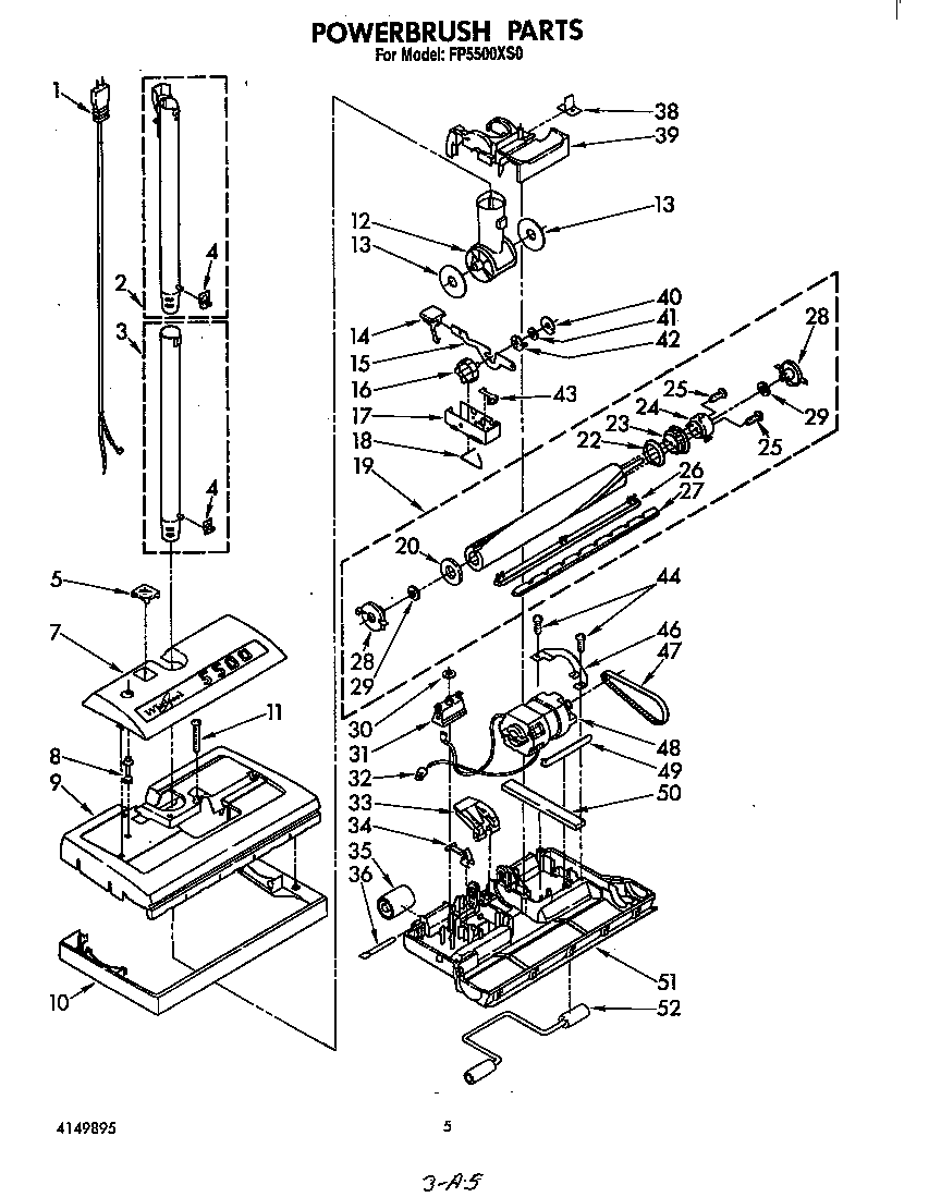 POWERBRUSH PARTS