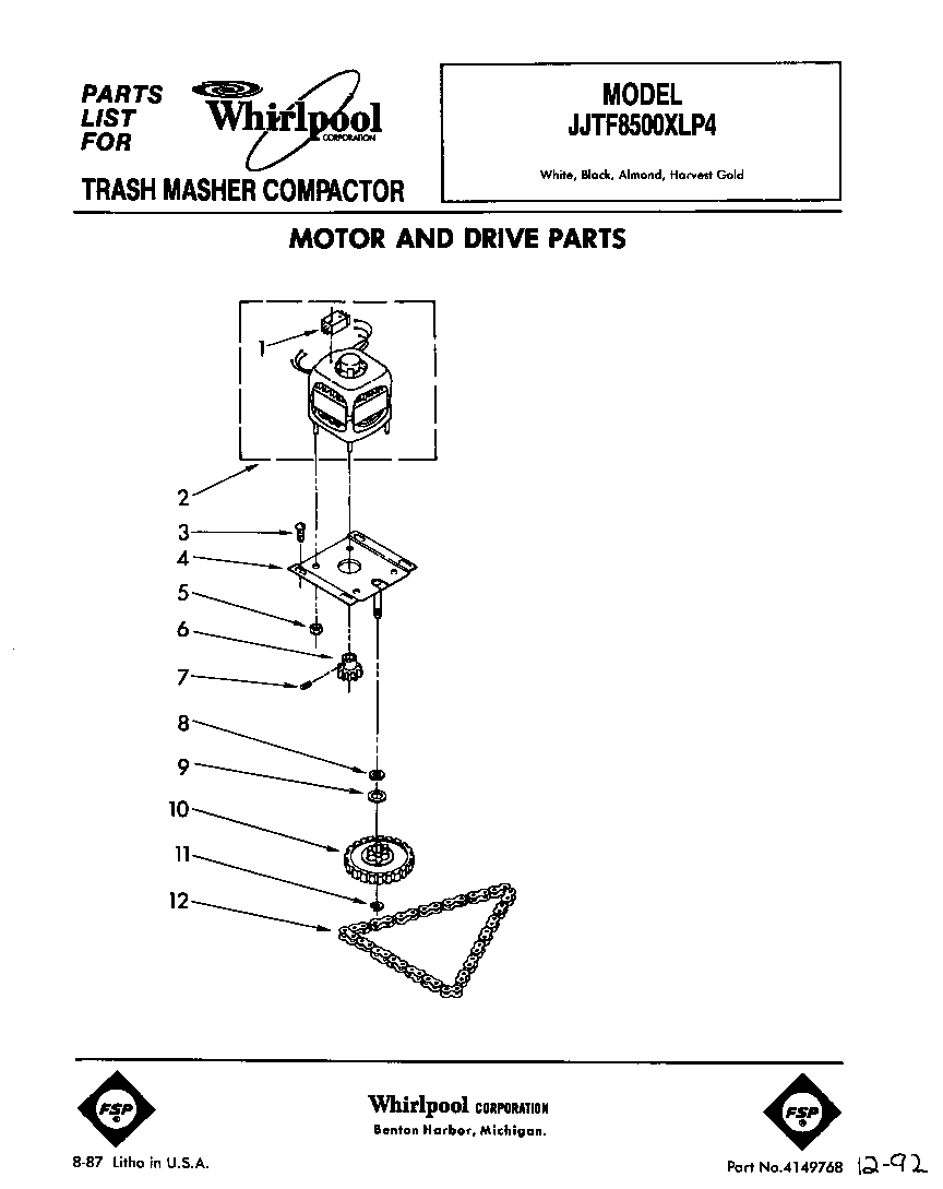 Motor and drive