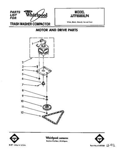 Motor and drive