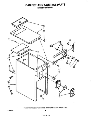 Cabinet and control