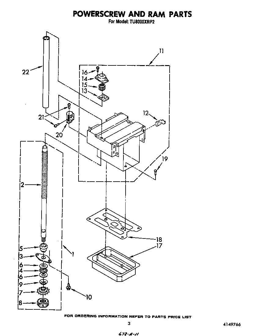 Powerscrew and ram