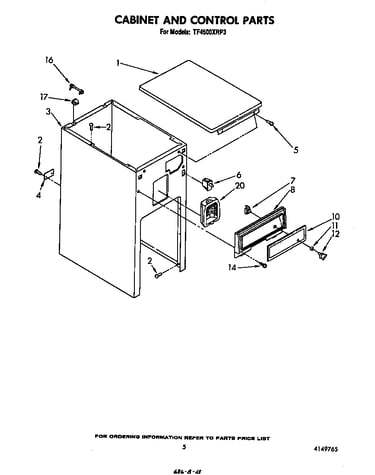 Cabinet and control