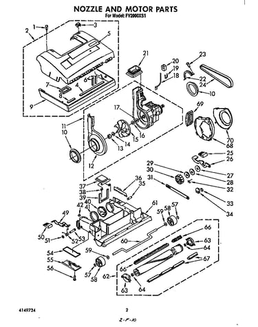 Nozzle and motor