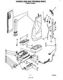 Handle and bag housing