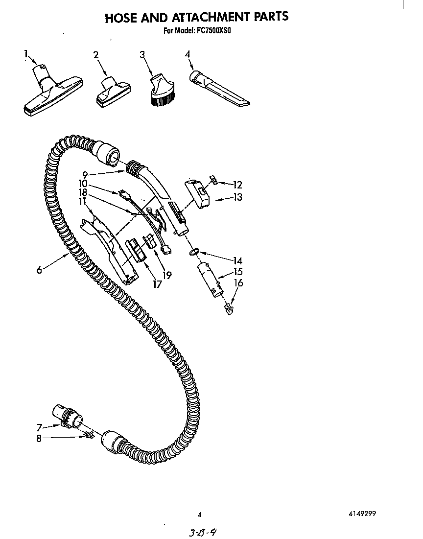 Hose and attachment