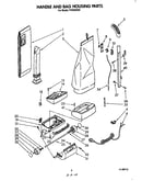 Handle and bag housing