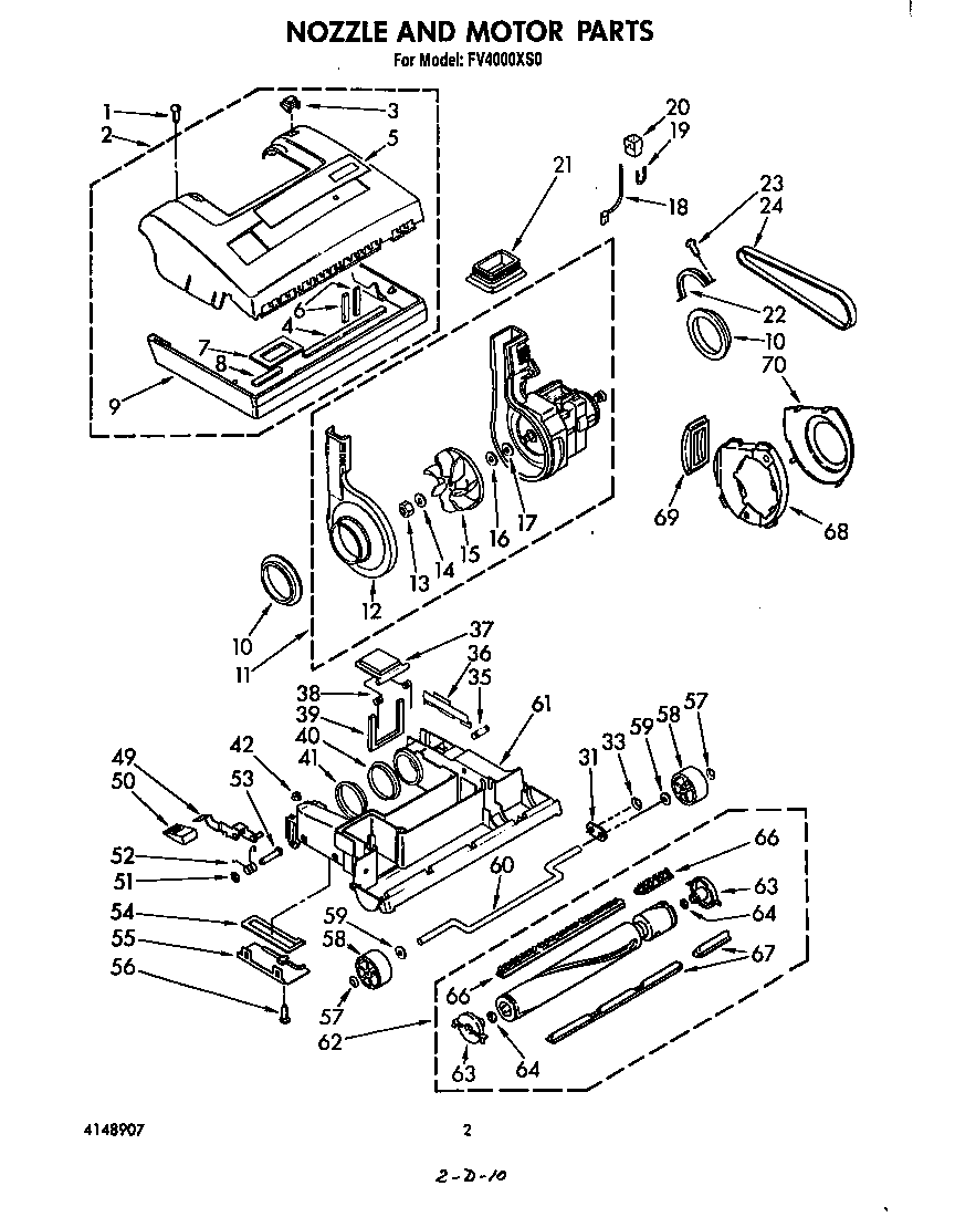 Nozzle and motor