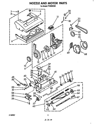 Nozzle and motor