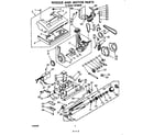 Whirlpool FV8100XS0 nozzle and motor diagram