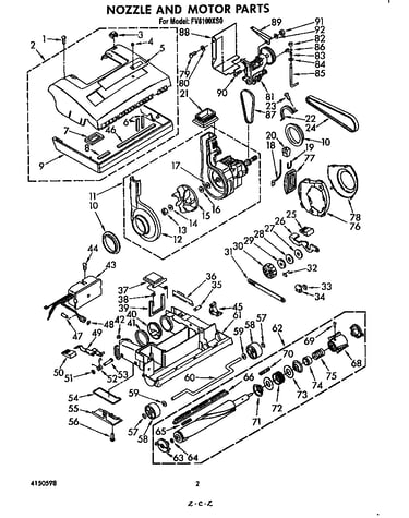 Nozzle and motor