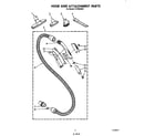 Whirlpool FC7000XM1 hose and attachment diagram