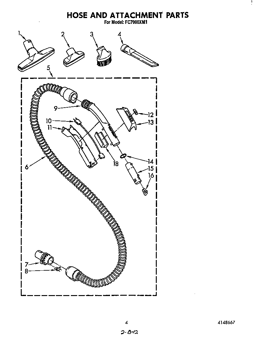 Hose and attachment