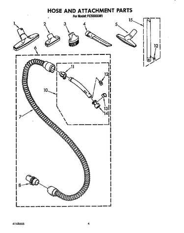 Hose and attachment