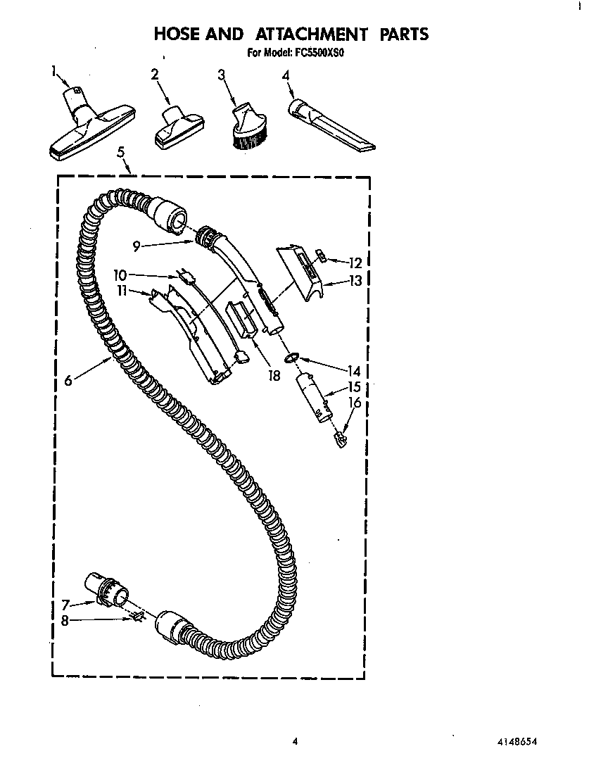 HOSE AND ATTACHMENT