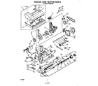 Whirlpool FV6000XR0 nozzle and motor diagram
