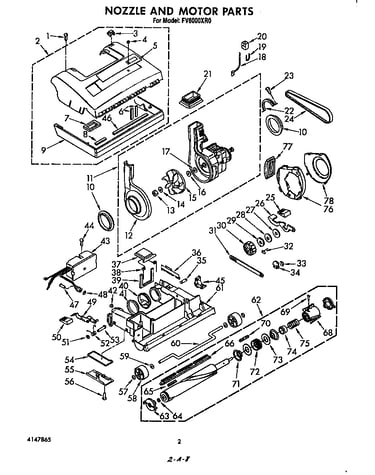 Nozzle and motor