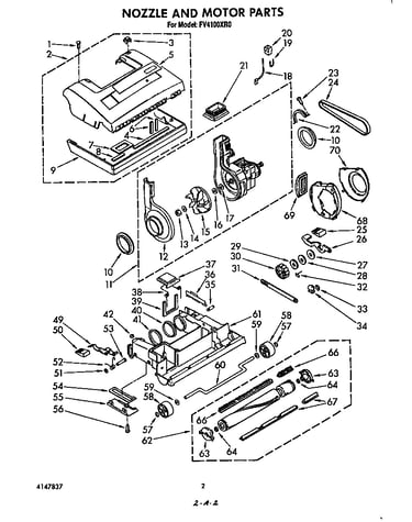 Nozzle and motor