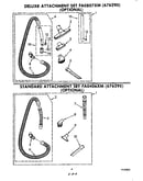 Deluxe and standard attachment sets