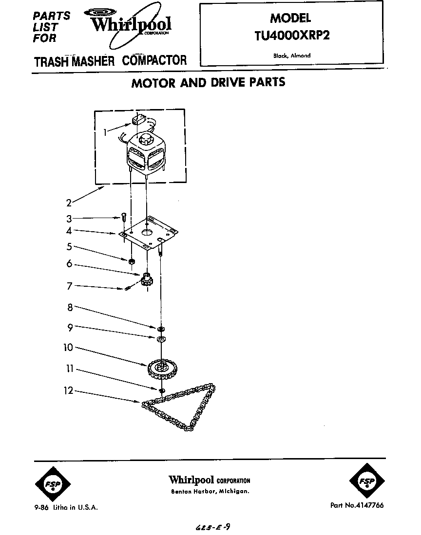 Motor and drive