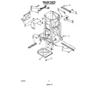 Whirlpool TU4000XRP2 frame diagram