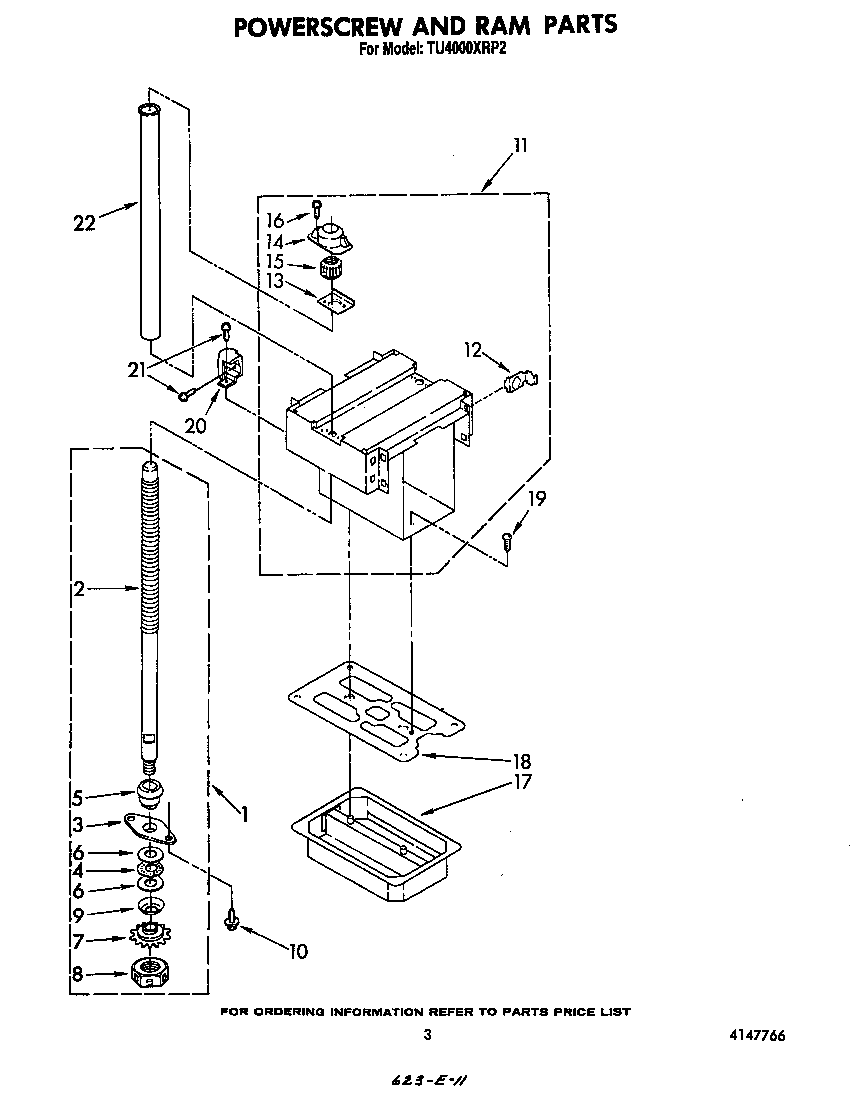 Powerscrew and ram