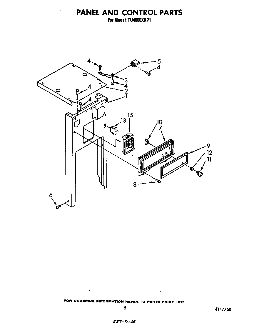 Panel and control