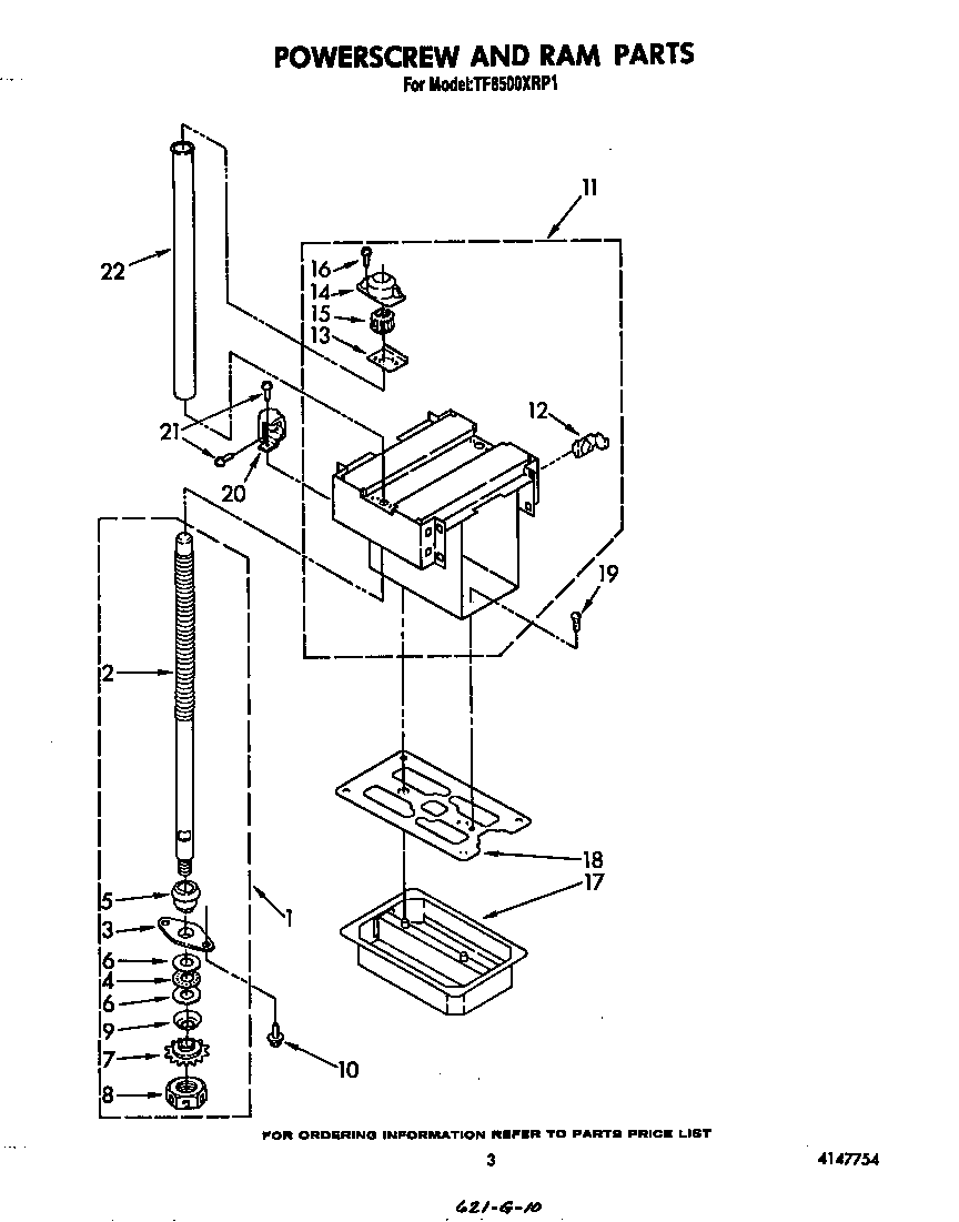 Powerscrew and ram