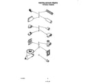 Whirlpool FB9900XR0 installtion parts diagram