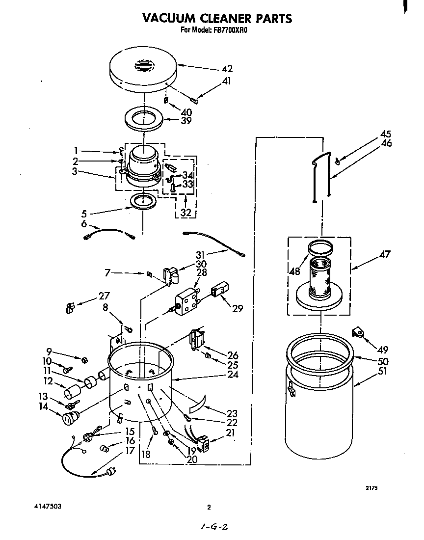 Vacuum cleaner parts
