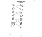 Whirlpool FB7700XR0 installion parts diagram