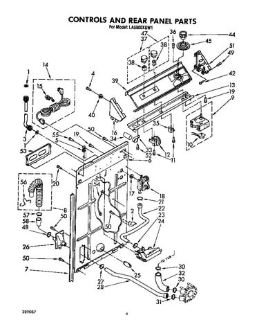 Controls and rear panel